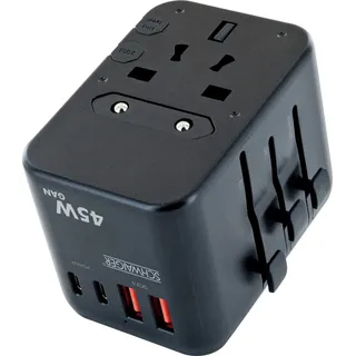 Schwaiger Reiseadapter LADT2245 EU/UK/US