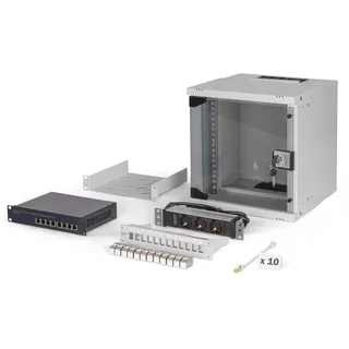 Digitus Netzwerk-Set SOHO Pro, 254 mm (10") - 6HE, 315 x 300 mm (B x T)