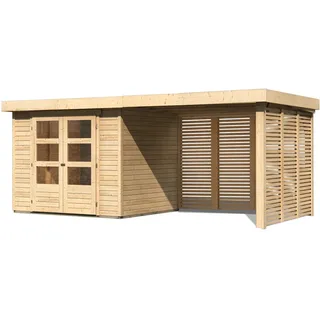 Karibu Gartenhaus Askola 3 2 x 5 m Natur
