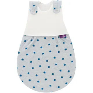 Träumeland Baby Schlafsack LIEBMICH Sternentraum Blau 1,0 TOG 56/62
