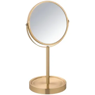 Wenko Standspiegel Alata Gold matt, Ø 17 cm,