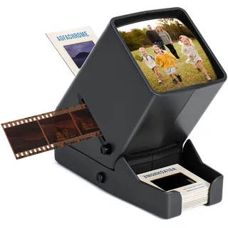 LED Diabetrachter für Alte Dias 35mm Negativ und Diaprojektor Dia-Betrachter ...
