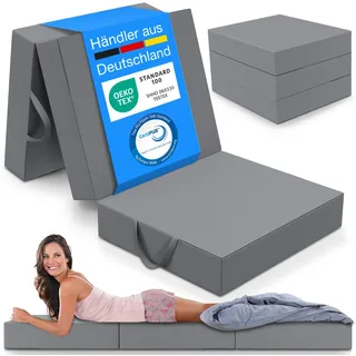 aktivshop Gästematratze 75 x 195 x 15 cm H2 Polyester 3 St.