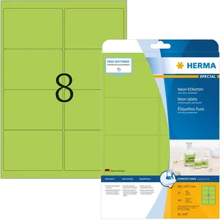 Herma Etiketten 5147 grün 99,1 x 67,7 mm