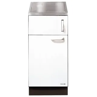 Wamsler Küchenherd Beistellherd mit Kochfeld 140 S Weiß  5 kW