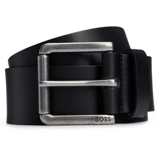 Boss Herrengürtel Leder schwarz 110