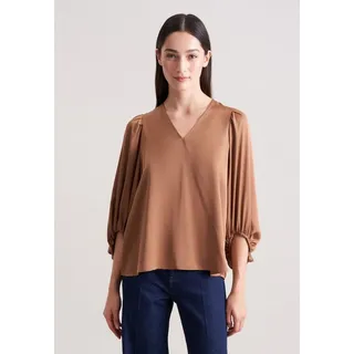 Seidensticker Tunika SEIDENSTICKER, Damen, Gr. 42, camel, 75% Acetat, 25% Polyester, unifarben, Tuniken Tunika