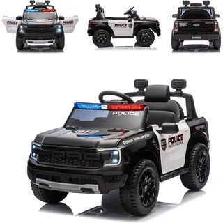 Chipolino Elektro-Kinderauto Ford Police schwarz (12 V)