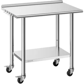 Vevor Edelstahltisch Gastro 91,5 x 61,0 x 89,4 cm
