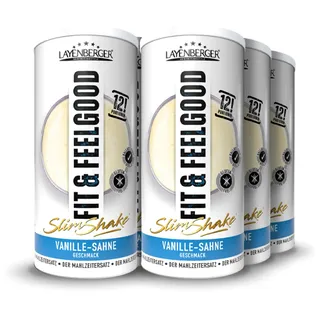 Layenberger Fit+Feelgood Slim Shake Vanille Pulver 6 x 396 g