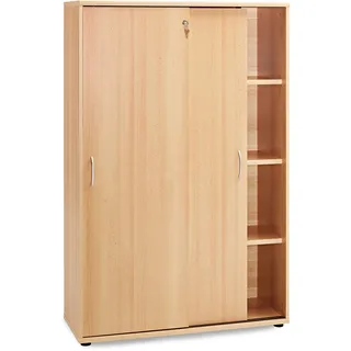 MÖBELPARTNER Serie 4000 Aktenschrank 100 x 39,5 x 152,8 cm braun
