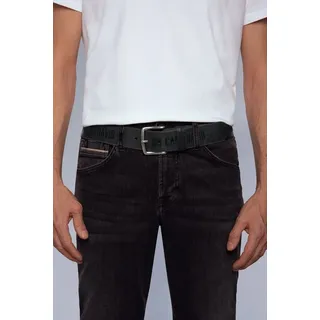 Camp David Herren Gürtel mit Used-Optik Black 90 - 90