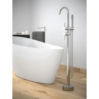 BADLAND Badewanne Freistehende Wannenarmatur Illusion II Chrom