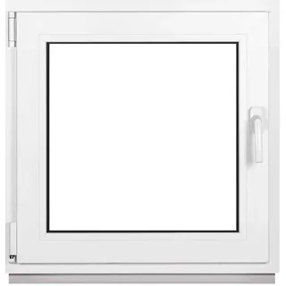 Kellerfenster Fenster 2 Fach BxH 500x400 mm & 50x40 cm Dreh-Kipp Weiß Premium - weiÃ?