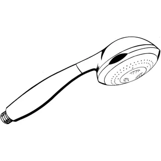 Hansgrohe Handbrause Axor Carlton chrom, mit Quiclean