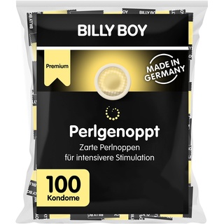 Billy Boy Perlgenoppt Kondome mit Zarten Perlnoppen, 100 Stück