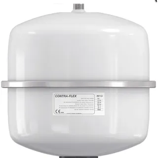 Flamco Membran-druckausdehnungsgefäß für Heizung, 3 bar 18 Liter weiß Hausmodell