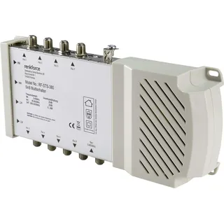Renkforce RF-STS-380 SAT Multischalter Eingänge (Multischalter): 5 (4 SAT/1 terrestrisch) Teilnehmer-Anzahl: 8 (Multischalter), SAT Zubehör