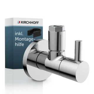 Kirchhoff Universal Eckventil für Kalt- und Warmwasserleitungen Chrom