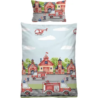 biberna "0004523", Feuerwehr 1x 100x135 cm + 1x 40x60 cm, pistaziengrün,