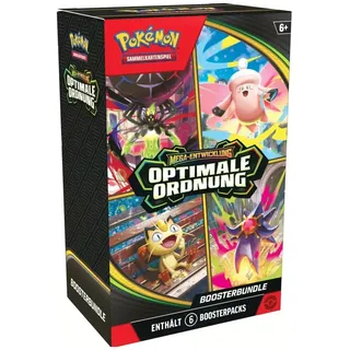 Pokémon Mega-Entwicklung Optimale Ordnung DE 6 Boosterpacks