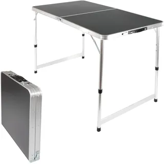 Lemodo Campingtisch höhenverstellbar schwarz