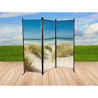 Westerholt Paravent mit Fotodruck Ostsee 170 x 165 cm