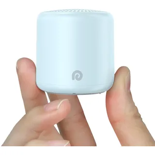 Dreamegg Pocket Sleep 1 Mini White Noise Machine Baby, Tragbare Weißes Rauschen Baby Gerät Erwachsene mit 16 Klänge, Einschlafhilfe Babys mit 32 Lautstärken USB-C Wiederaufladbar (Hellblau)