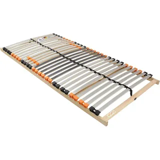 Xora Lattenrost, Holz, Birke, furniert, Schichtholz,furniert, Schichtholz, 7-Zonen, 120x200 cm, Federleisten mit Duokappen, Mittelgurt, nicht verstellbar, Schlafzimmer, Lattenroste, Lattenrost starr