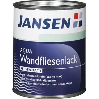 Jansen Aqua Wandfliesenlack Weiß seidenmatt 0,75 l