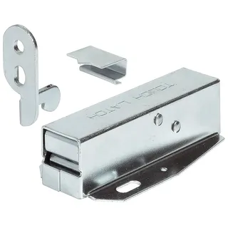 Häfele Federschnapp-Verschluss, Touch-Latch, zum Schrauben verzinkt