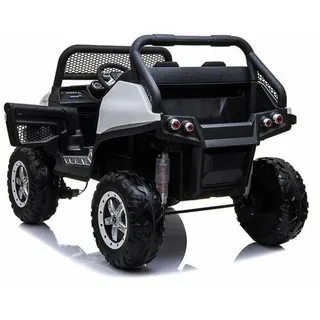 RunRunToys Mercedes Benz Unimog 12v Aufsitzfahrzeug - White - One Size