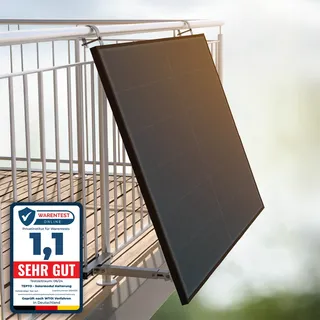 Montageset Balkonkraftwerk Geländer (für 1 Modul)