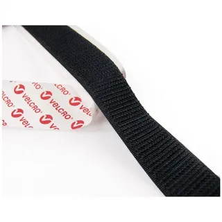 Velcro VELCRO® VEL-EC60225 Klettband zum Aufkleben Haft- und Flauschteil (L x B) 500 mm x 20 mm Schwarz 0.5 m