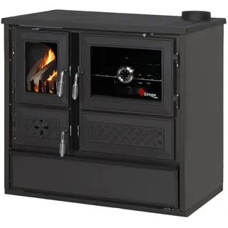 simgesoba EEK A Küchenofen Holzherd 802 - BELLA schwarz - 9,12 kW