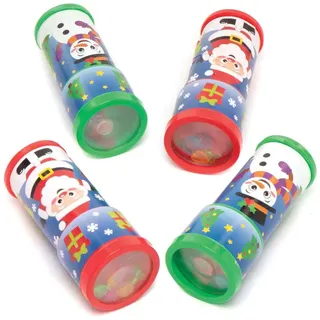 Weihnachtliche Kaleidoskope (pro Set 4) Bastelaktivitäten zu Weihnachten
