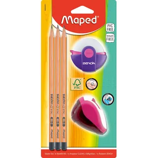 Maped Starter-Set: Zenoa/Clean/Black'Peps - Blindpack