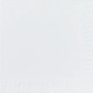 Duni Zelltuch Serviette 40x40 cm 2lagig 1/4F. weiß