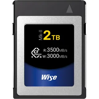 Wise CFexpress 4.0 Type B Mk-II 2TB WI-CFX4-B2048M2 (CFexpress Typ B, 2000 GB), Speicherkarte