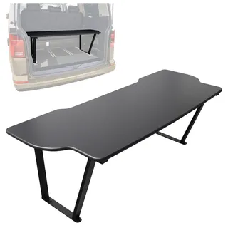 CHROMEMASTER | Kompatibel für Volkswagen VW T6 2015-2019 Multivan | Faltbar Bett für Auto, Multiflexboard Bettverlängerung für Camper, Campingbett, Klappbett, Regal, Tisch | Zubehör für den Wohnmobil