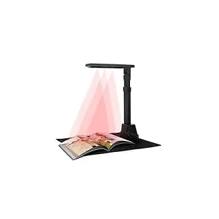 11MP Tragbar Dokumentkamera, Professioneller Buchscanner und Scanner, Dokumentscanner A3/A4 Dokumentenkamera Schneller Scanner, Größe Erfassen, OCR SCA-nner Visualizer für Windows & macOS Verfügbar