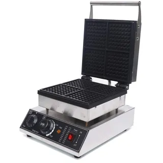Waffeleisen Belgische Waffel,1750W Belgisches Waffeleisens,50-300°C Antihaft Elektrische Waffelmaschine Waffelpfanne für Doppelwaffeleisen,Waffeleisen Cloer
