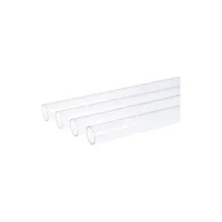 Alphacool HardTube 12/10mm Acryl (PMMA) Klar 60cm, Rohr - transparent, 4er Set