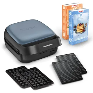 Tefal Snack Collection Waffeleisen Schwarz/Blau
