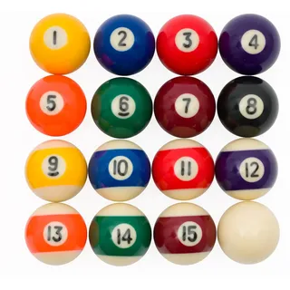 Sportime Billardkugeln Pool Sport", ø 57,2 mm