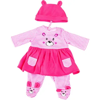 Bayer Design Kleider für Puppen 38cm Kleid Hose pink rosa Bär NEU