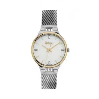 LeeCooper Uhr LC06557.220 schöne Damen Armbanduhr zweifarbig bicolor