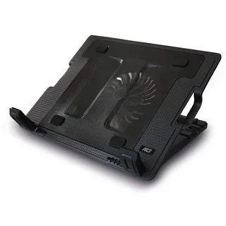 Act Laptopständer Höhenverstellbar (5 Positionen), 2-Port-Hub