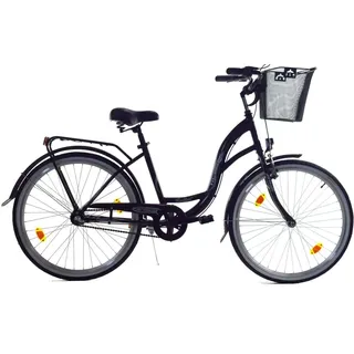 Ty-Trade Cityrad 26 Zoll Damen 3-Gang schwarz