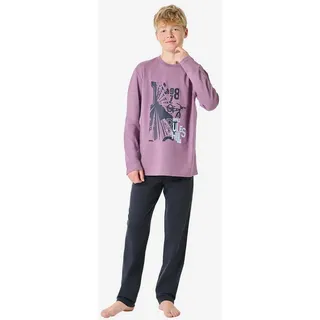 SCHIESSER Pyjama Nightwear in lila | Gr.: 140